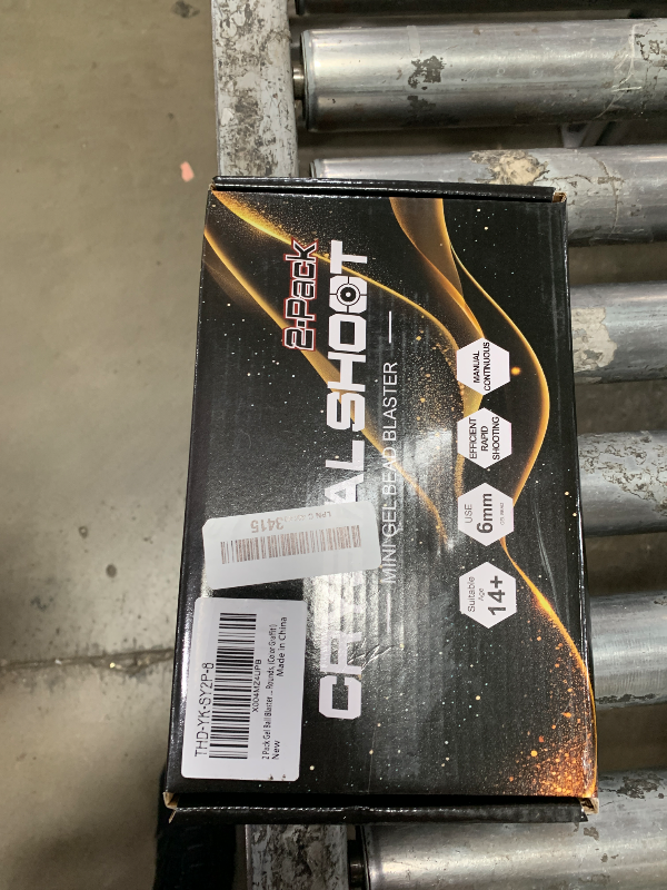 Photo 1 of 2 Pack Gel Ball Blaster - Splatter Ball Gun Pistol with 10000 Gel Rounds, Manual Continuous Shoot Splat Water Bead Blaster for Backyard and Outdoor Activities 16+ Adult (Color Graffiti)