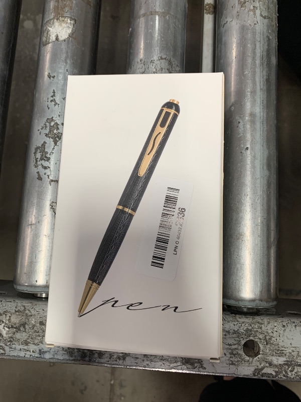 Photo 1 of **PARTIAL SET/PEN IS MISSING FROM PACKAGING** GIAOQ 128G Spy Camera, 1080P Mini Hidden Camera Pen with 300 Minutes Battery Life, Nanny Camera,Portable Nanny Video Recorder-One Button Security Camera for Home, Office