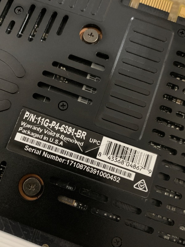 Photo 1 of ($299.99) (UNTESTED) (SIGNS OF USE) (MISSING ALL ACCESSORIES) EVGA GeForce GTX 1080 Ti SC Black Edition Gaming, 11GB GDDR5X, iCX Cooler & LED, Optimized Airflow Design, Interlaced Pin Fin Graphics Card 11G-P4-6393-KR (Renewed)
