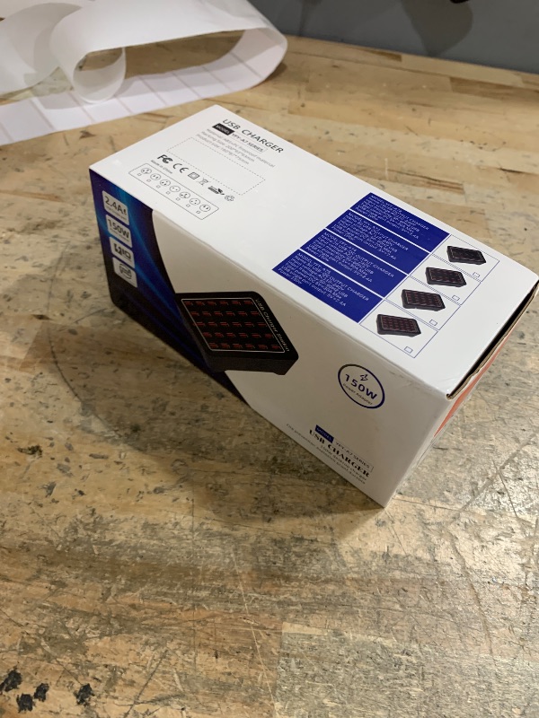 Photo 1 of MIXILIN 25 Port USB A & C Charging Station, 125W (25A), Fast Charging, Compatible with 99% of Smart Devices, Black