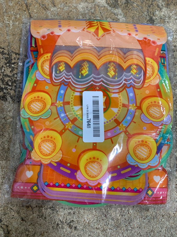 Photo 1 of 30PCS Carnival Party Gift Bags Circus Candy Goodie Bags Ferris wheel&carousel&Train&Snack cart&Hot air balloon Shape Party Favor Bag For Carnival Circus Theme Birthday Supplies Present Packing Storage