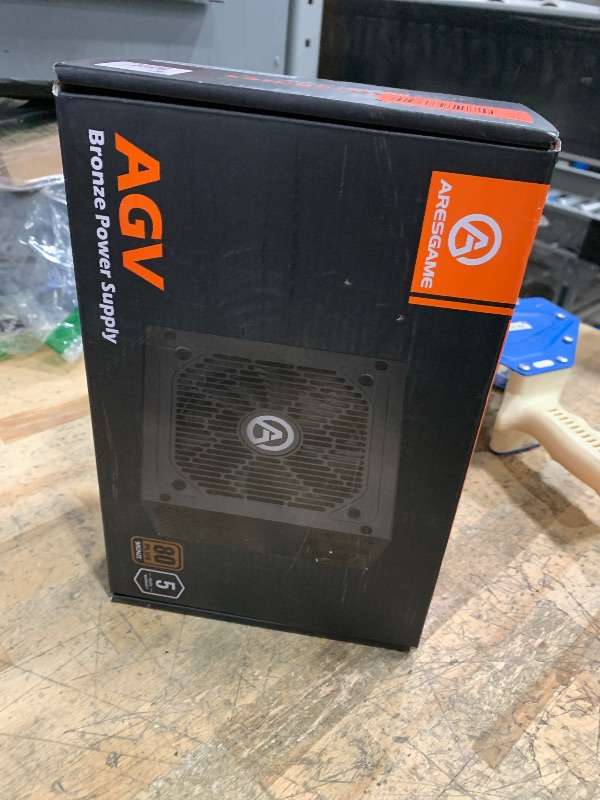 Photo 1 of ARESGAME AGV Series 500W Power Supply, 80 Plus Bronze Certified, Non Modular Power Supply, 5 Year Warranty