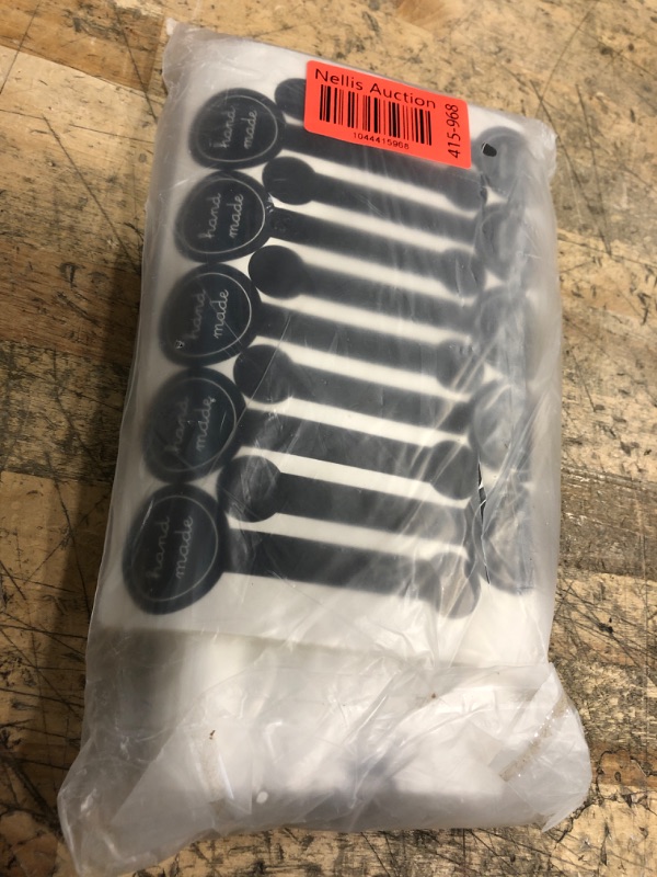 Photo 1 of (200Pcs)100pcs Translucent Plastic Bags/Cellophane Bags with 100pcs Hand made Stickers for Cookie Cake Chocolate Candy Snack Wrapping Good for Bakery Party Supplies