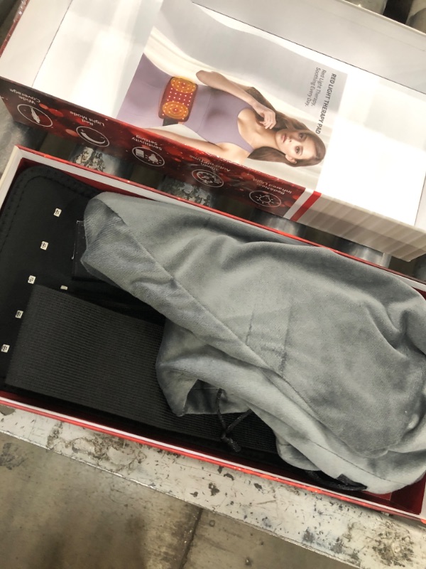 Photo 1 of (USED/FAIR) Red Light Therapy Belt, Infrared Light Therapy for Body, Wearable Wrap with Timer for Back Shoulder Waist Muscle Pain Relief, Improve Joint Inflammation, Red Light Therapy for Body