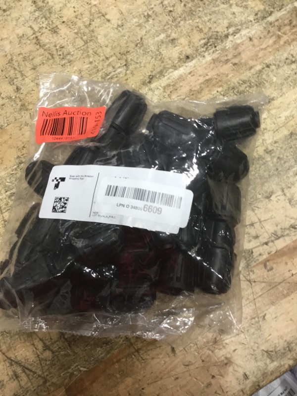 Photo 1 of 14 Pcs 1/2 Inch Irrigation Tubing Coupling Fittings, (1/2" ID x0.6-0.65" OD) 16mm Drip Tubing Barbed Locked Nuts Connectors Anti-Drop 1/2" Coupler Parts for Garden Lawn Irrigation System