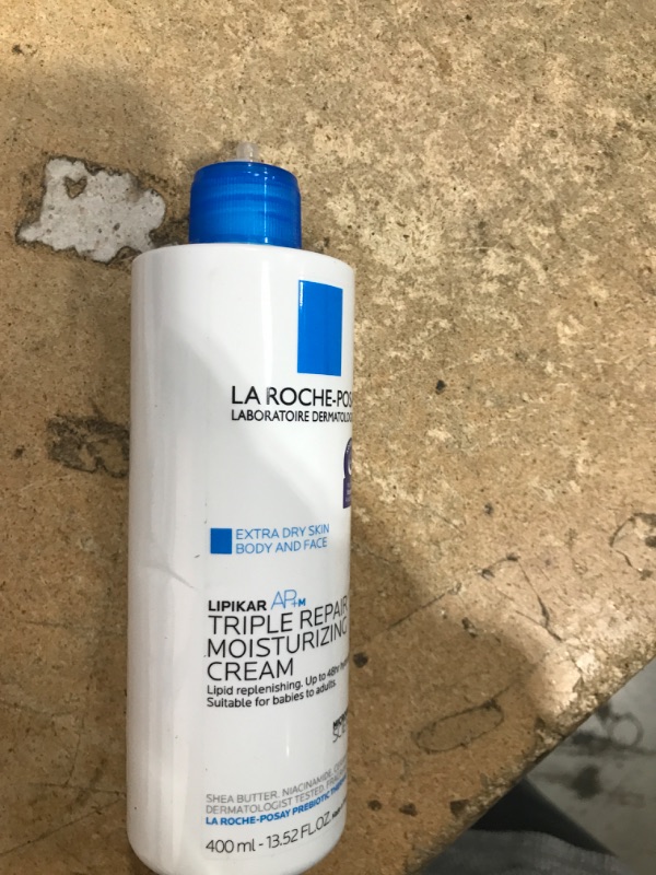 Photo 1 of La Roche-Posay Lipikar AP+ Triple Repair Moisturizing Cream, Face & Body Lotion For Dry Skin, Shea Butter & Niacinamide Moisturizer, Gentle Face & Body Cream For Dry, Rough & Sensitive Skin