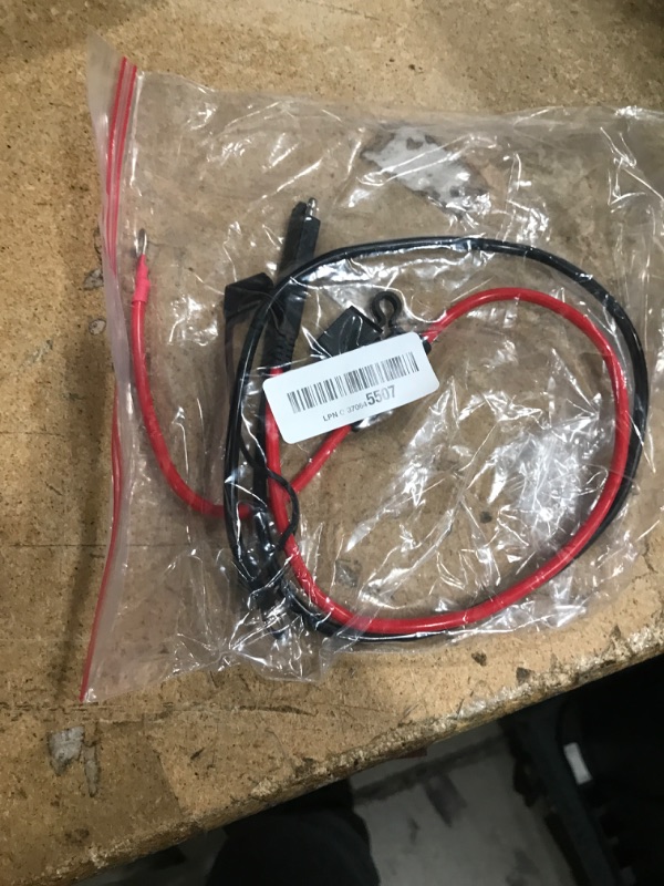 Photo 1 of Goupchn SAE Battery Connector, SAE to O Ring Terminal Harness 10AWG 2Pin Quick Disconnect Battery Extension Cable with RP Adapter, 15A/20A/30A Fuses 2ft for Solar Panel, Motorcycle, Car, RV