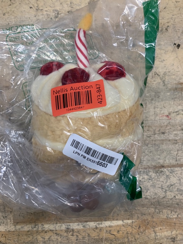 Photo 1 of Jellycat Amuseables Birthday Cake Stuffed Toy, 6 inches | Dessert Plush | Birthday Gift