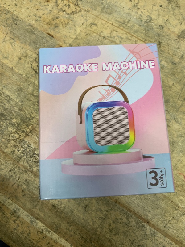 Photo 1 of ?2025 Newest? Mini Karaoke Machine for Kids Girls & Boys - Portable Bluetooth Speaker with 2 Wireless Microphones - Kids Birthday Gifts for Ages 4-10 - Kids' Instrument Accessories - Purple