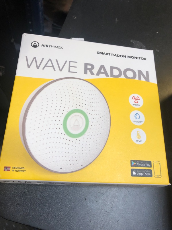 Photo 2 of Airthings 2950 Wave Radon - Smart Radon Detector with Humidity & Temperature Sensor – Easy-to-Use – Accurate – No Lab Fees – Battery Operated - Free App