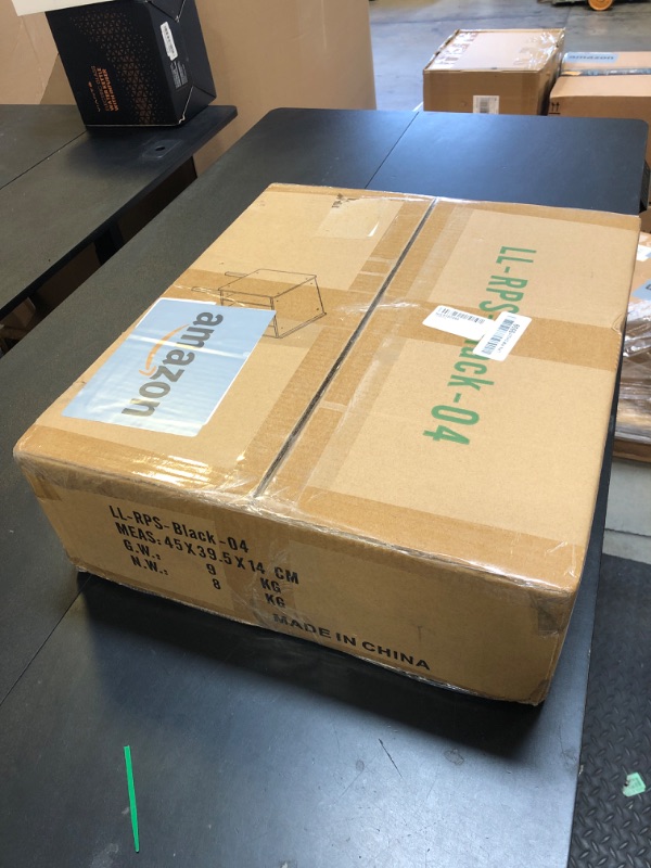 Photo 1 of LELELINKY Record Player Stand,Black Vinyl Record Storage Table with 4 Cabinet Up to 100 Albums,Mid-Century Turntable Stand with Wood Legs,Vinyl Holder Display Shelf for Living Room