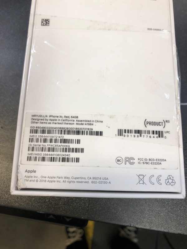Photo 1 of Apple iPhone XR (64GB, (PRODUCT)RED) [Locked] + Carrier Subscription