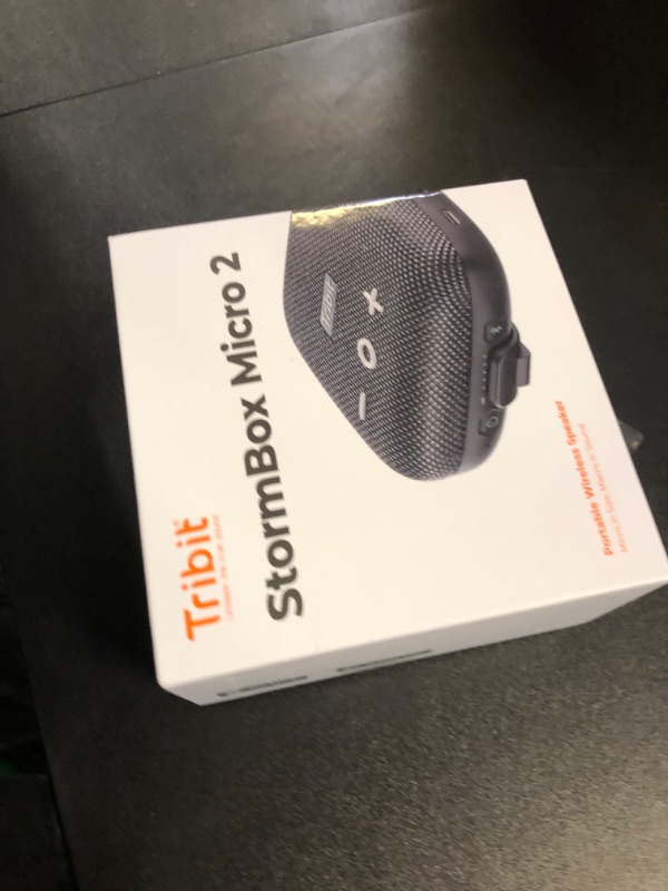 Photo 1 of Tribit Stormbox Micro 2 Wireless Portable Speaker: 10W Loud Deep Bass Sound, IP67 Waterproof Bike Speaker with Bluetooth 5.3, 12Hrs Playtime Long Battery Powerbank for Camping Travel Hiking