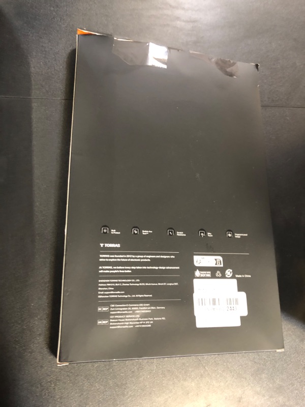 Photo 1 of TORRAS for iPad Pro 13 Inch Screen Protector M4 2024, Military Grade Shatterproof [TOP 9H+ Tempered Glass? One-Pull Installation] Anti-Scratch, Bubble Free, Apple Pencil Compatible, HD Clarity