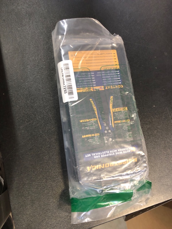 Photo 1 of haisstronica 201PCS Wire Stripper Kit - Automatic Wire Stripping Tool for AWG 24-10 Cables with Insulated Terminals, Self Adjusting Universal Wire strippers and Crimpers for Electrical Work