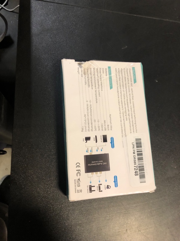 Photo 1 of HDMI ARC Audio Extractor, Tendak 192KHz ARC Audio Extractor DAC Converter, Digital to Analog Audio Converter, Optical/SPDIF Coaxial HDMI ARC to Optical/SPDIF Coaxial Stereo L/R 3.5mm Jack for TV