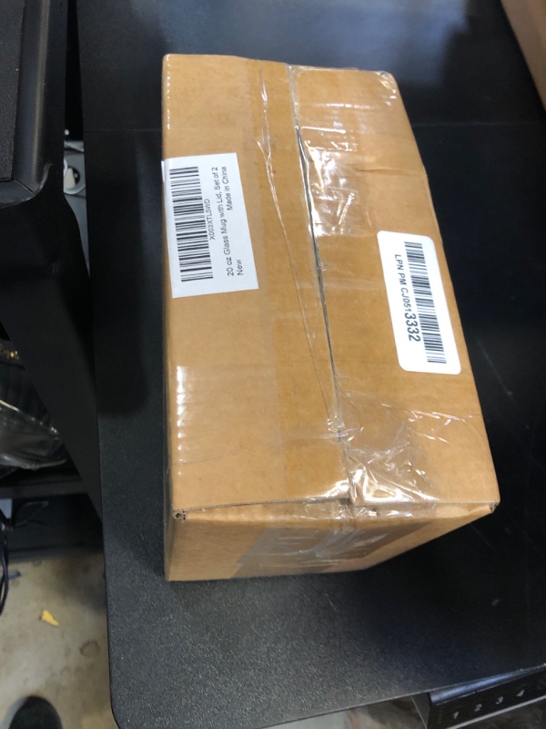 Photo 1 of DRASTAR Glass Coffee Mugs, 20 oz Clear Coffee Cups with Acacia Wood Lid, Large Coffee Mug Set of 2, Tea Glass Cups with Handles, Glass Coffee Cups for Latte, Espresso, Tea