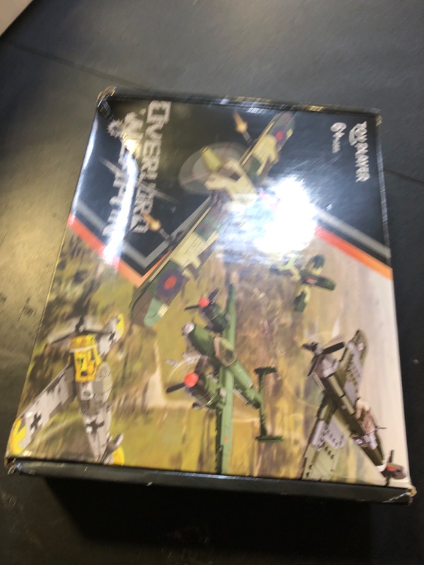 Photo 1 of TOY PLAYER Spitfire Fighter Plane Jet Building Set - Compatible with Lego Plane, Military Airplanes Model, Gift for Boys Age 6 7 8 9 10 11 12 and WW2 Military SetCollectors & Enthusiasts