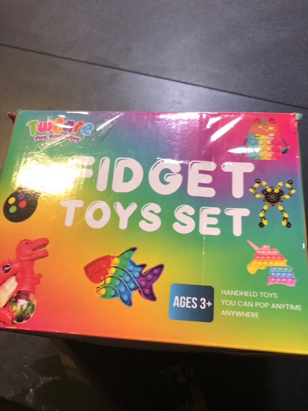 Photo 1 of 120 Pcs Fidget Toys Pack, Pop Sensory Party Favors Set Gifts for Kids Adults Boy Girl Stocking Stuffers Autistic Bulk Goodie Bag Filler Treasure Box Classroom Prizes School