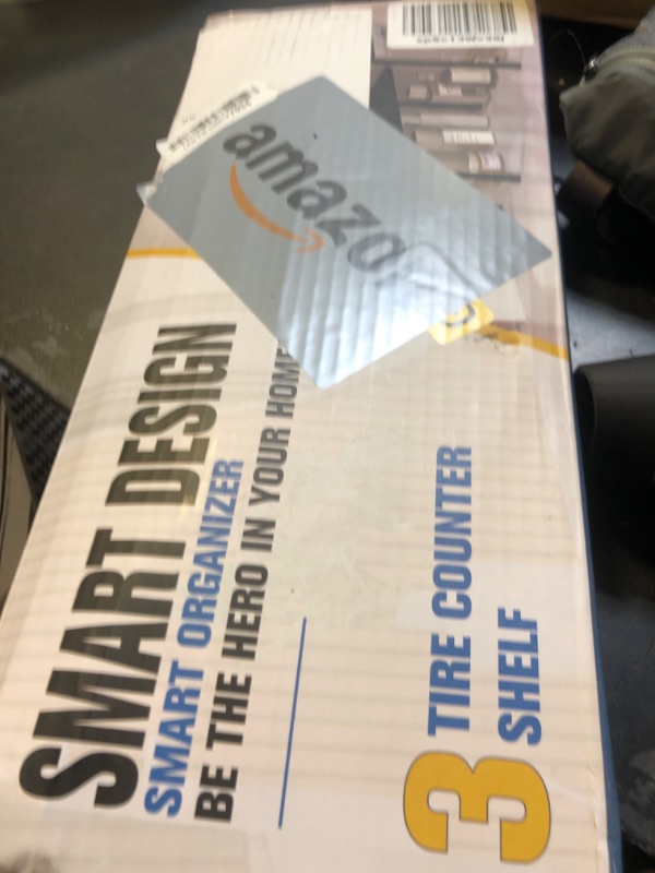 Photo 1 of JayRex Countertop Corner Shelf, 3 Tier Moveable Organizer for Bathroom Counter, Make Up, Dresser Table, Desktop (Black)