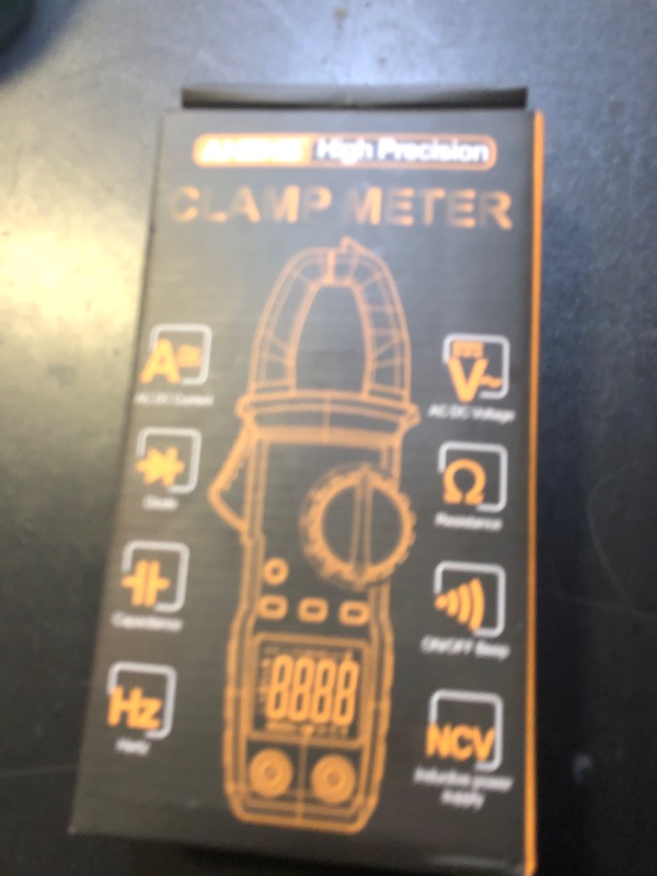 Photo 1 of ANENG Digital Clamp Meter Multimeter Tester 4000 Counts with NCV Amp Ohm Volt Measures AC Current, AC/DC Voltage,Capacitance, Resistance, Diodes, Continuity Frequency Backlight Electrican Tools