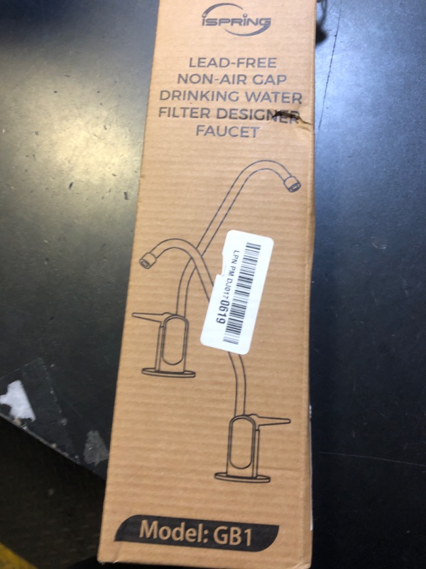 Photo 1 of iSpring GB1 Lead-Free Reverse Osmosis Filter Drinking Water, Standard Non-Air Gap RO Faucet, Chrome