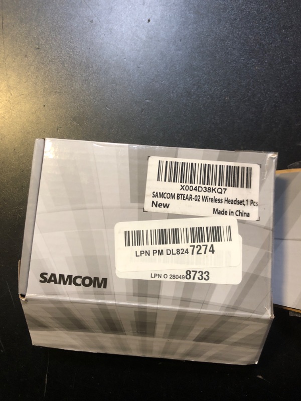 Photo 1 of SAMCOM Wireless Headset with 2 Pin Dongle for FPCN10A/FPCN30A Walkie Talkies, BTEAR-02 Upgraded Hands-Free Wireless Two Way Radios Earpiece with Mic for K Connector (Radios not Inclued)