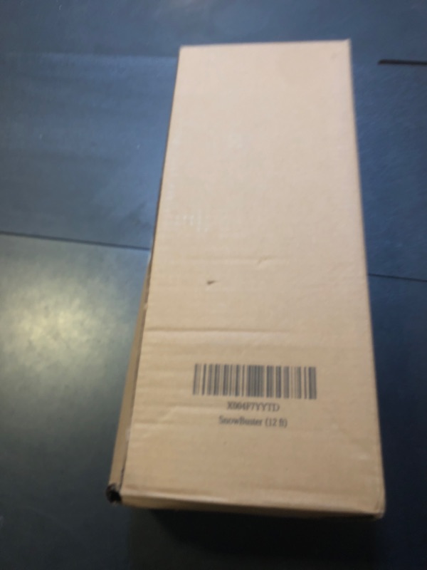 Photo 1 of Never-Scratch SnowBuster | 12-Foot Snow Roof Rake | EVA Soft Foam Pad Snow Removal Tool | Adjustable Shovel Scratch Free | S-Shaped Push/Pull Design for House Roof, Solar Panels, Car Snow, and Leaves