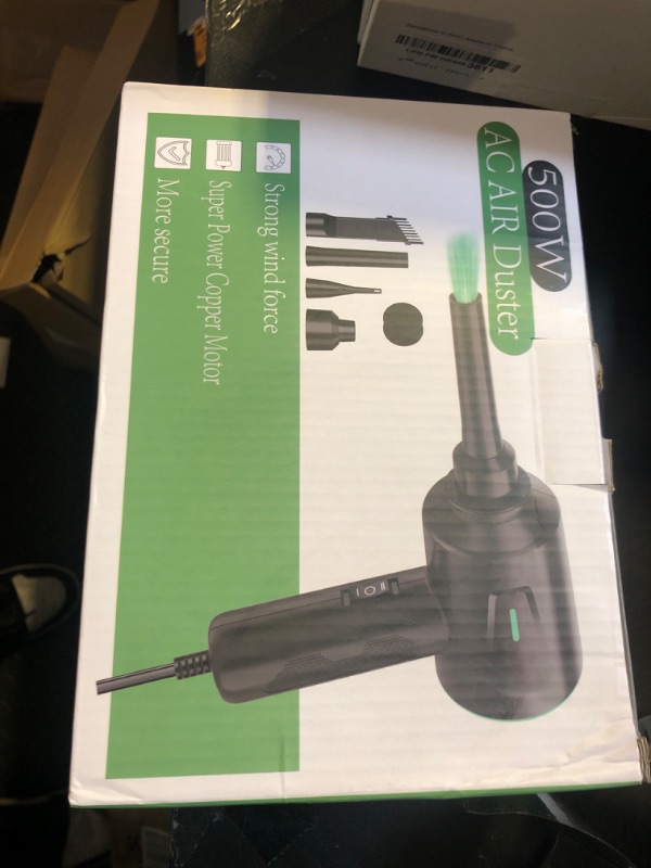 Photo 1 of Meudeen Air Duster - Electric Air Blower - 5.74oz High Power Cleaning for Computer - PC - 2 Gear Compressed Air