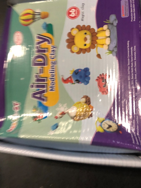 Photo 1 of Air Dry Clay 66 Colors, Modeling Clay for Kids, DIY Model Magic Clay, Molding Clay Kit with Sculpting Tools, Non-Sticky Soft and Super Light, Arts and Crafts Gift for Boys Girls Kids.