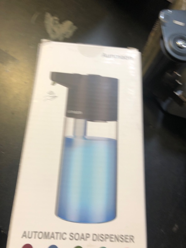 Photo 1 of Automatic Soap Dispenser Touchless, Simple Physical Adjustment Hand Soap Dispenser,Low Battery Consumption Dish Soap Dispenser Kitchen Bathroom,Auto Soap Dispenser Hands Free White