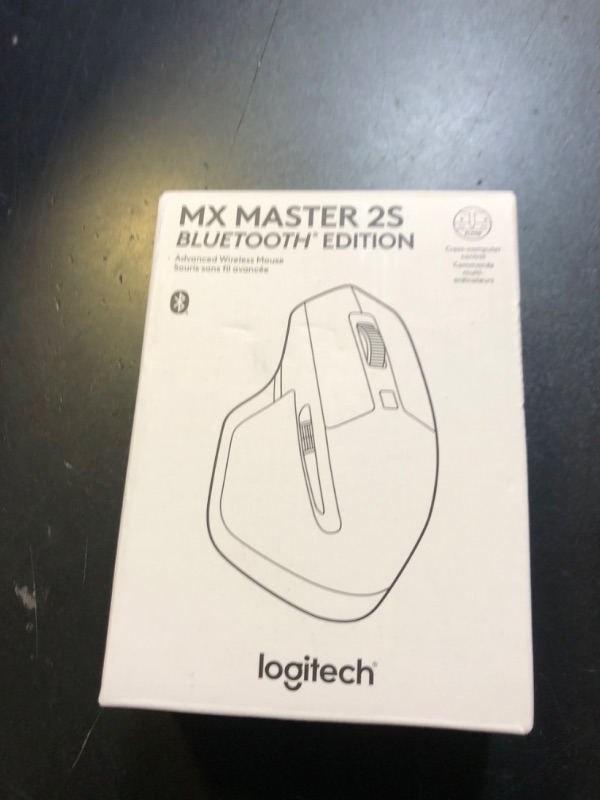 Photo 1 of Logitech MX Master 2S Bluetooth Edition Wireless Mouse – Use on Any Surface, Hyper-Fast Scrolling, Ergonomic, Rechargeable, Control Up to 3 Apple Mac and Windows Computers - Graphite