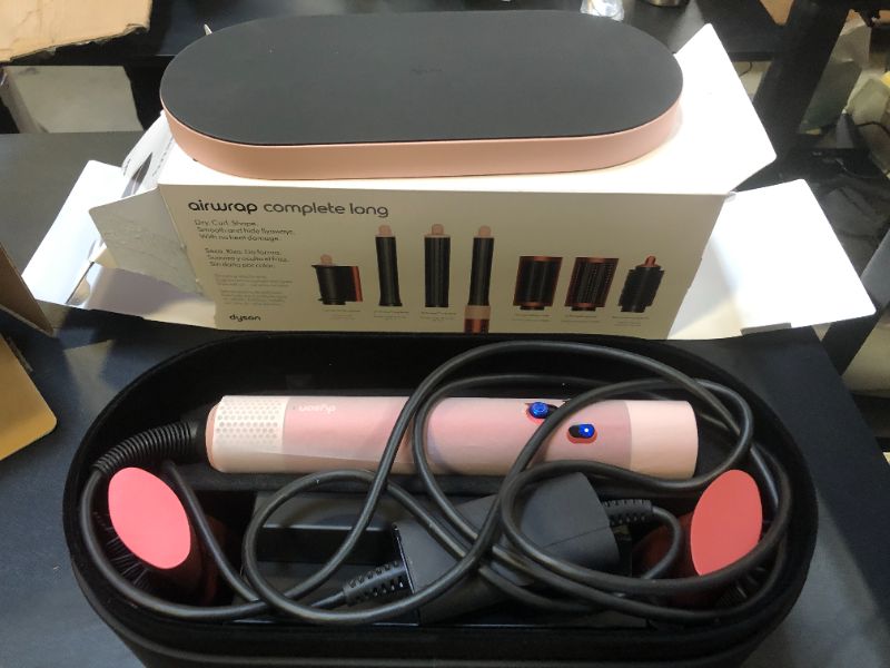 Photo 3 of Dyson Special edition Airwrap™ Complete long multi-styler in Strawberry bronze and blush pink with Detangling comb