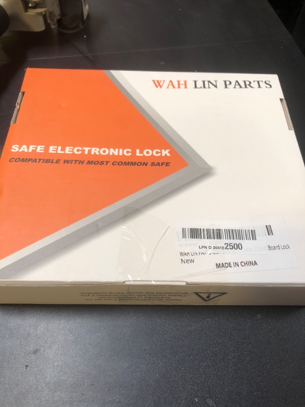 Photo 1 of Safe Lock Replacement Solenoid Lock with 2 Override Keys Chrome Digital Keypad DIY Safe Electronic Lock, Reset Cable, Circuit Board Lock
