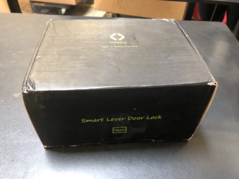 Photo 1 of Harfo Fingerprint Door Lock, Heavy Duty Keyless Entry Door Lock, 5 in 1 Smart Door Lock with Touchscreen Keypad, Keyless Lock with Reversible Handle, Keypad Lock Electronic Digital Lock(Satin Nickel)