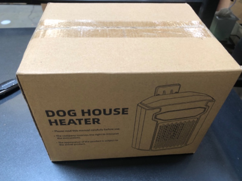 Photo 2 of Kiroto Dog House Heater with Thermostat APP Control, 500W Dog House Heaters for Outside Doghouse, Outdoor Pet House Heater with WIFI, Heated Dog House for Winter ith Adjustable Temp & Timer