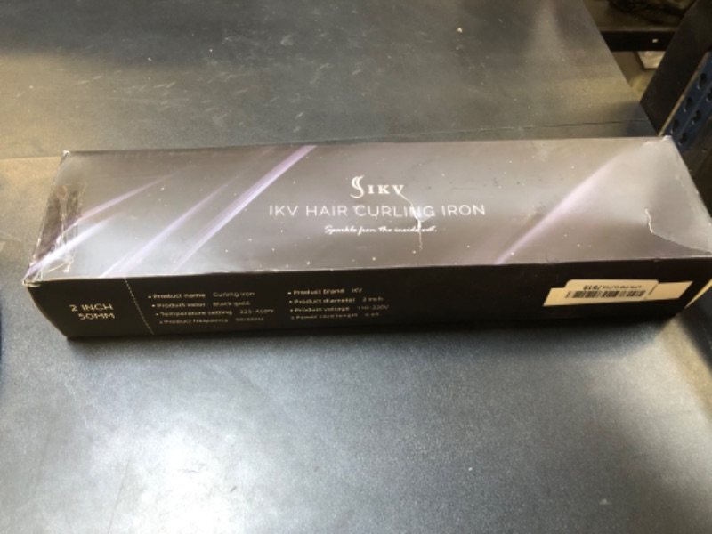 Photo 1 of 2 Inch Extra Long Barrel Curling Iron for Long Hair, Large Barrel Curling Wand Ceramic Tourmaline Dual Voltage