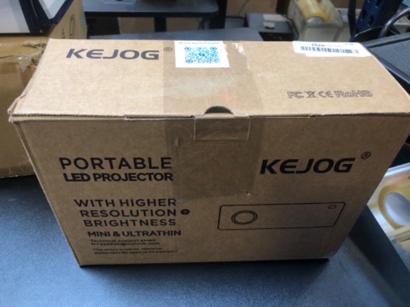 Photo 1 of Mini projector,Bluetooth projector Full HD 1080P Video Projector, Outdoor Projector Max 300" Display,Portable Projector with Tripod, HomeTheater Movie Projector Compatible with iOS/TV Stick/HDMI/USB