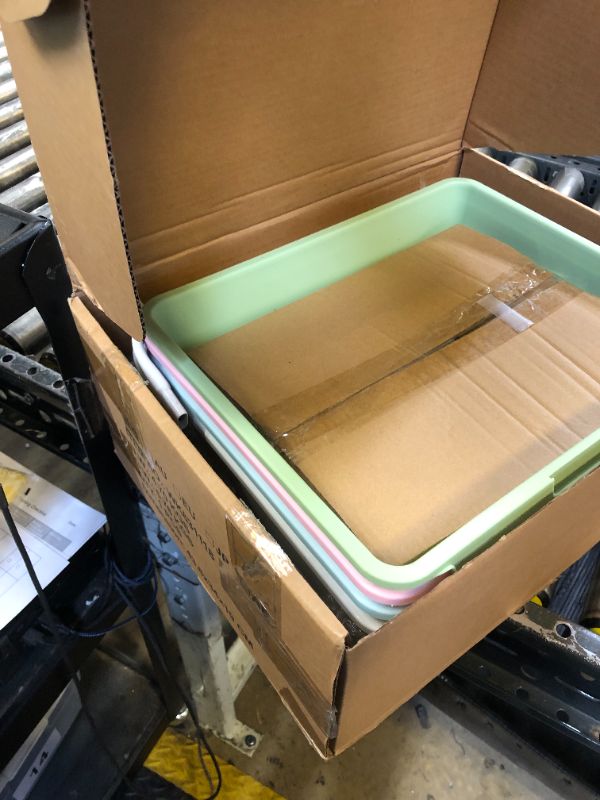 Photo 1 of SYKIARIOL Rolling Cart with 4 Drawers,4 Tiers Rolling Utility Cart Craft Cart,Rolling Storage Drawer Cart with Mesh Top,Storage Cart with Drawers & 4 PCS DIY Lable, Rainbow