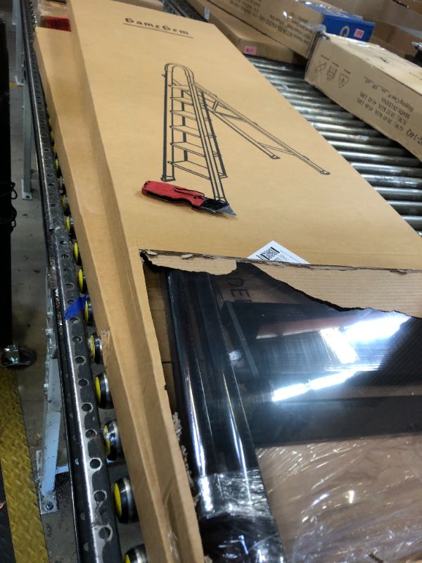 Photo 1 of GameGem Lightweight Aluminum 6 Step Ladder Folding Step Stool Stepladders with Anti-Slip and Wide Pedal for Home and Kitchen Use Space Saving (Black)