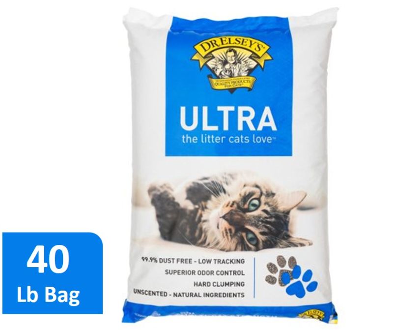 Photo 1 of Dr. Elsey's Ultra Clumping Clay Multi-Cat Litter 40 Lbs., 40-lb Bag
