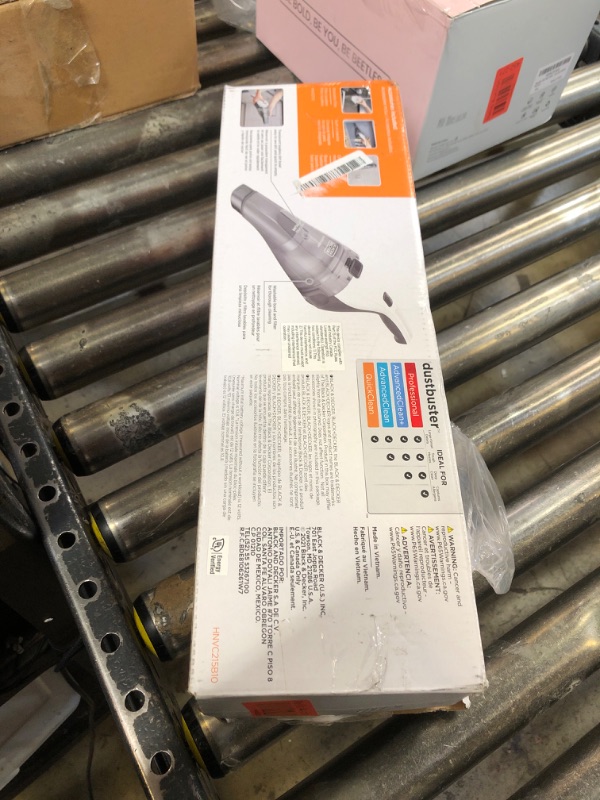 Photo 2 of BLACK+DECKER dustbuster QuickClean Cordless Handheld Vacuum (HNVC215B10)