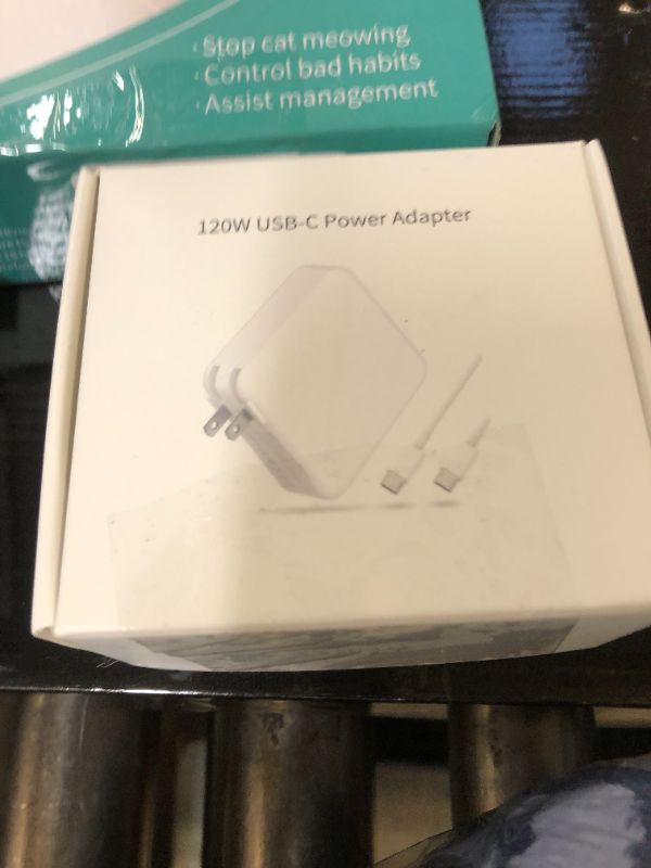 Photo 1 of Mac Book Pro Charger - 120W USB C Fast Charger Adapter Compatible with MacBook Pro & MacBook Air 13, 14, 15, 16 inch, iPad Pro, Samsung Galaxy and All USB C Device