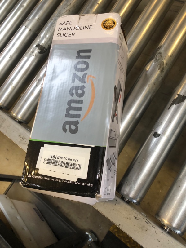 Photo 1 of Mandoline Slicer Safe Multifunctional Dicer Adjustable Commercial Slicer Machine Stainless Steel Chopper (Grey Light Blue)