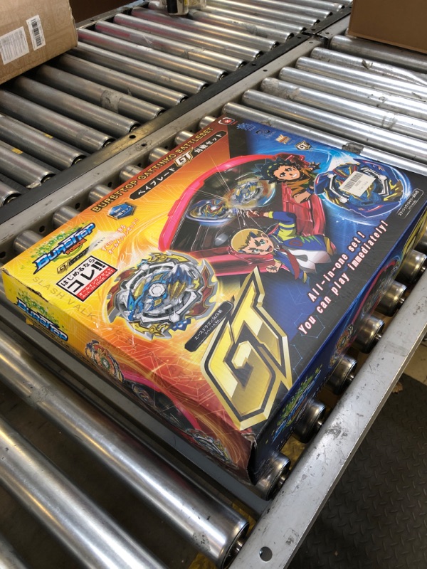 Photo 1 of Bey Battling Top Burst Stadium Battle Set -- Complete Battle Game Set with stadium, 8 Bey Blades Toys & 2 Two-Way LR Launchers Grip Combat Battling Game Toys Birthday Gifts for 8-12 Boys Children Kids