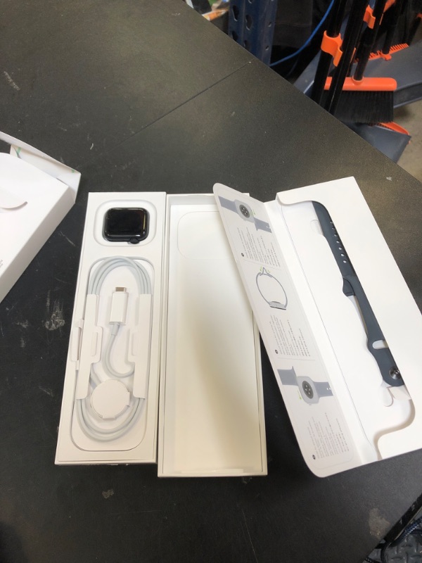 Photo 1 of Apple Watch SE (2nd Gen) [GPS 40mm] Smartwatch with Midnight Aluminum Case with Midnight Sport Band S/M. Fitness and Sleep Trackers, Crash Detection, Heart Rate Monitor, Retina Display