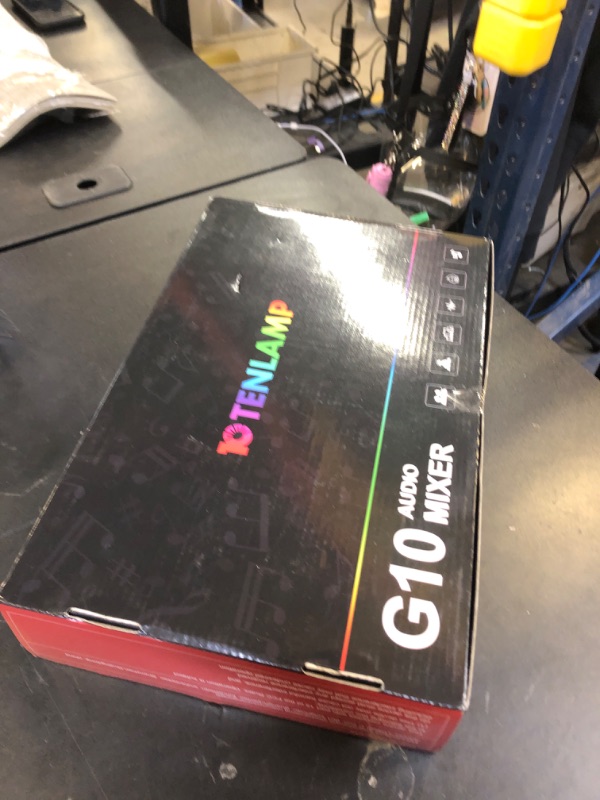 Photo 1 of Audio Mixer, Sound Board for Pc/Phone Live Streaming Singing Gaming, Sound Mixer for 3.5mm/Xlr Dynamic/48V Microphone, Live Sound Card with DJ Mixer Effects & Voice Changer, Denoise, One Click Mute