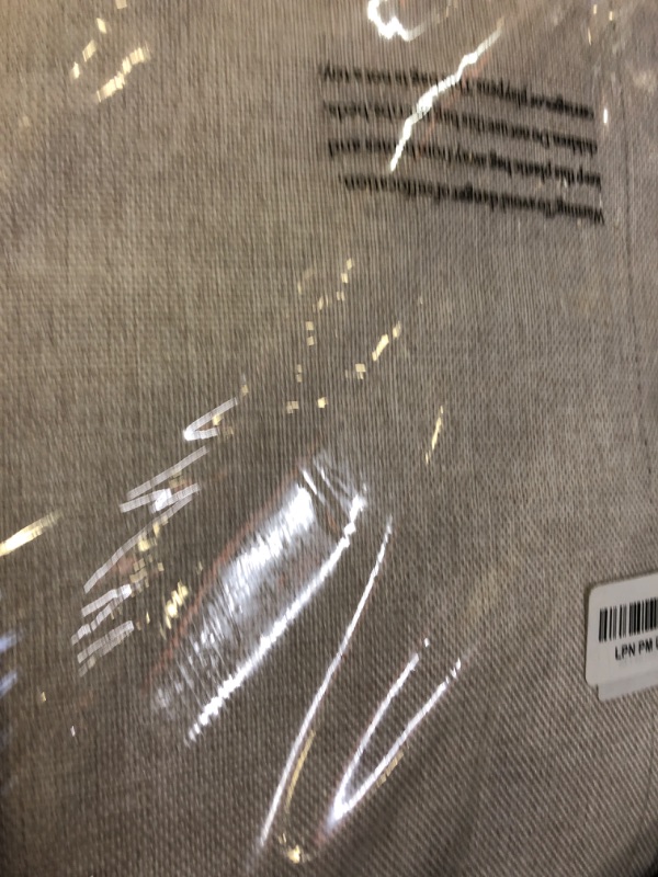 Photo 1 of 100% Blackout Shield Linen Blackout Curtains for Bedroom 84 Inches Long, Back Tab/Rod Pocket Living Room Drapes, Thermal Insulated Blackout Curtains 2 Panels Set, 50" W x 84" L, Cream