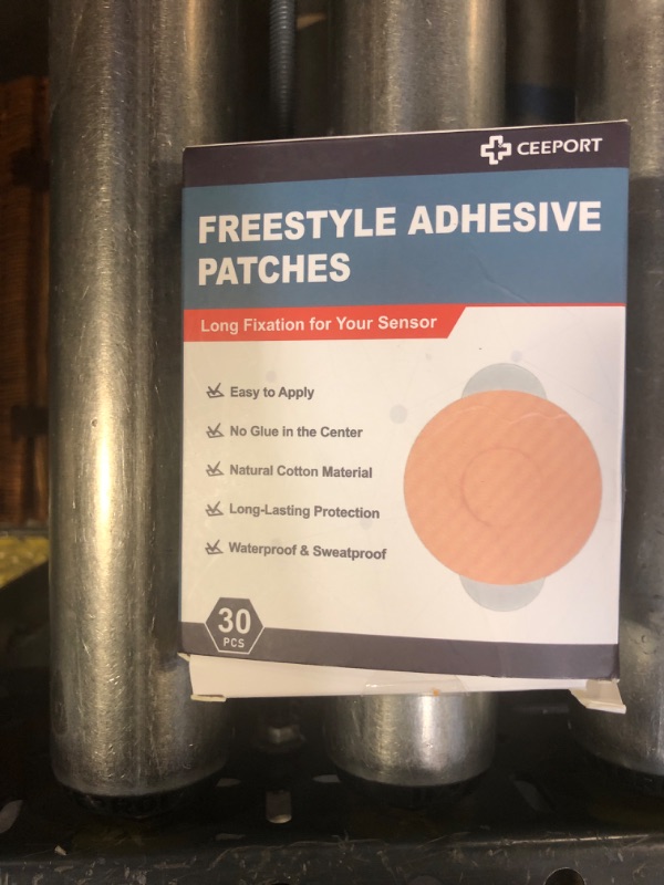 Photo 1 of Ceeport 30 Pack Freestyle Adhesive Patches, Sensor Covers Intended for Freestyle Libre 2/3-Enlite-Medtronic Guardian, CGM Sensor Patches, No Glue in The Center, Long Fixation for Your Sensor(Tan)