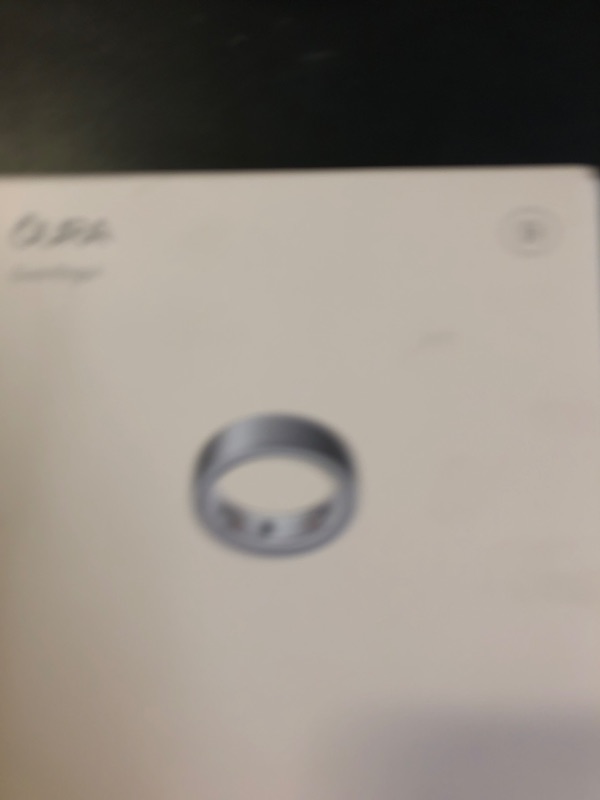 Photo 1 of Oura Ring 4 - Brushed Silver - Size 9 - Smart Ring - Size First with Oura Ring 4 Sizing Kit - Sleep Tracking Wearable - Heart Rate - Fitness Tracker - Up to 8 Days of Battery Life